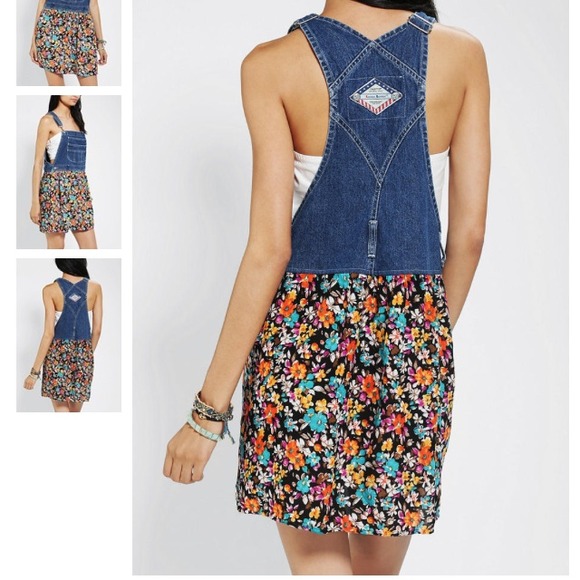 SOLD Urban Renewal Overall Dress - Picture 3 of 3