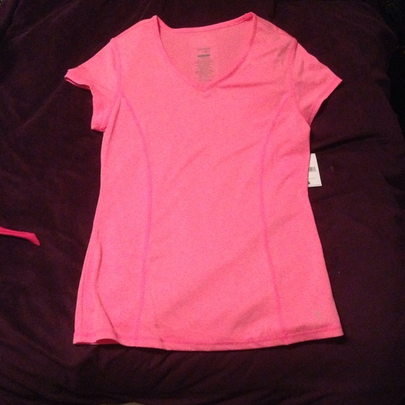 Hot pink exercise t shirt