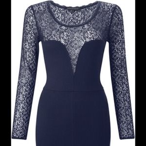 French Connection lace bodycon/fitted dress.