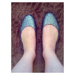 💎Sparkly grey flats💎