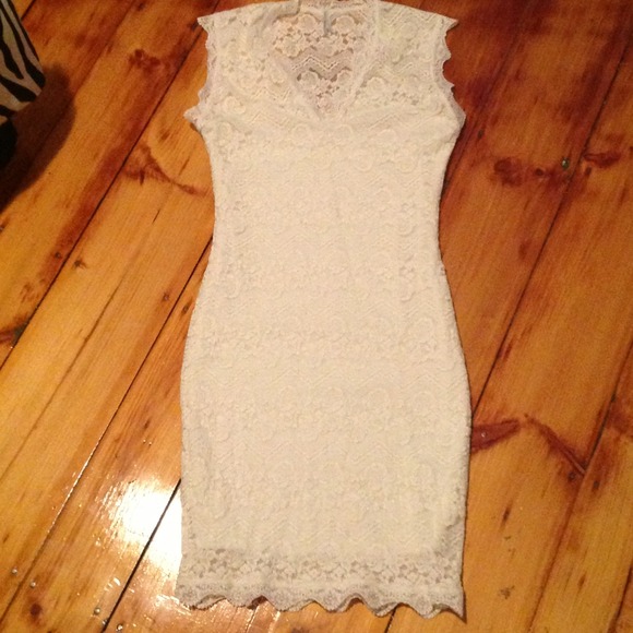 REDUCED!!! Cream color lace dress