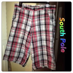 Reduced Men's South Pole Plaid Shorts Sz34