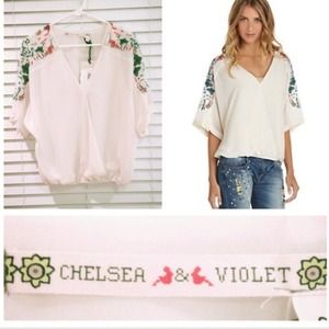 Chelsea & Violet Embroidered Top