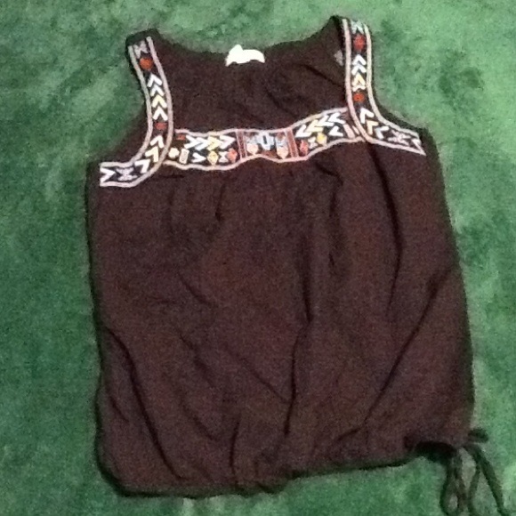 Brown tank top