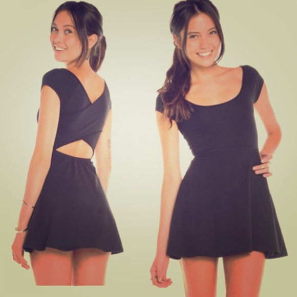 SOLD Brandy Melville Bethany Dress Black
