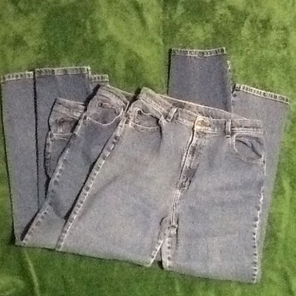 Bundle of three pair of jeans