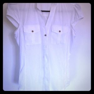 White collared button up