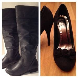 💚Monica's Bundle💚CathyJean black boots & heels