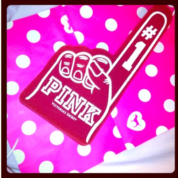VS Pink Foam finger