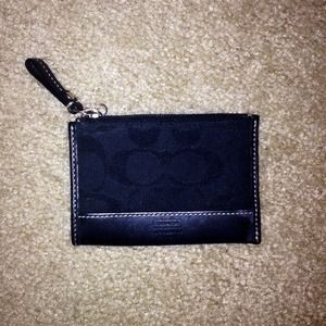 authentic Coach mini skinny keychain