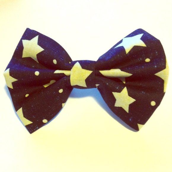 Stars hair bow