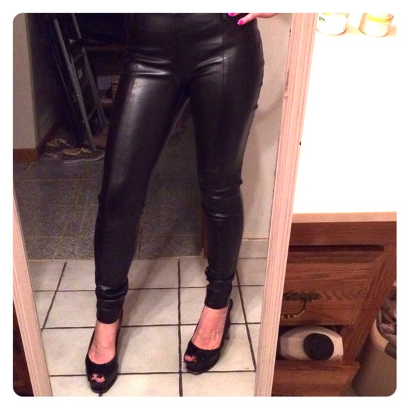 Bebe Pleather pants