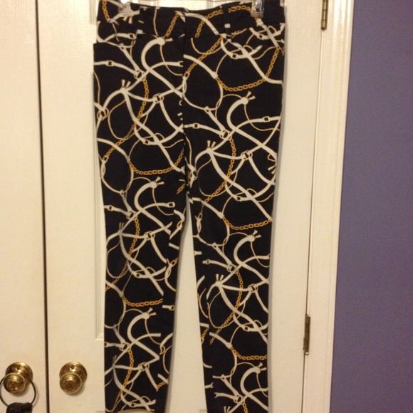 Cache Navy Ankle Pants