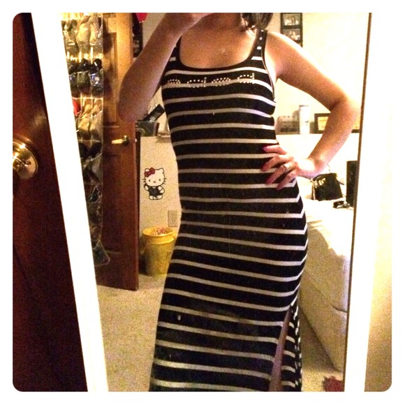 Bebe logo Maxi dress