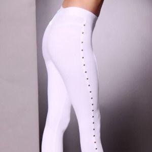 New💫 White Studded Spandex Leggings Tights