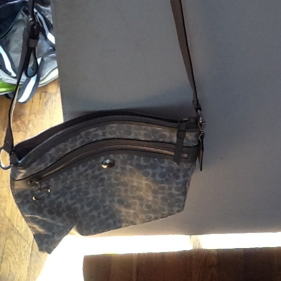 Coach leather crossbody bag