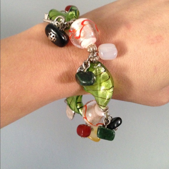Venetian glass bracelet- new!