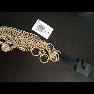 Gold chain belt- new!