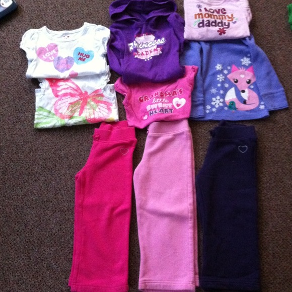 Girls 3T shirts & pants bundle by request