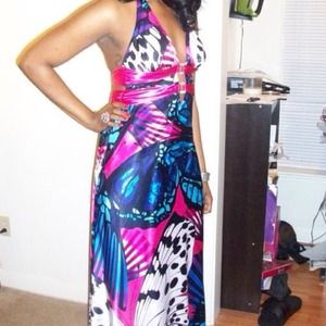 Full length evening gown