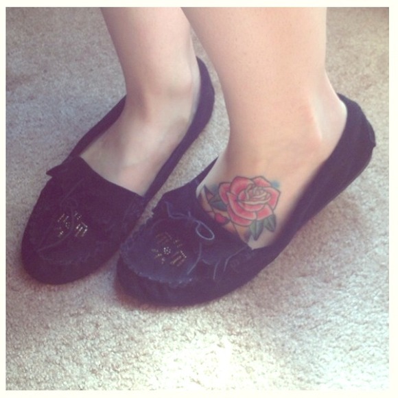 Black moccasins