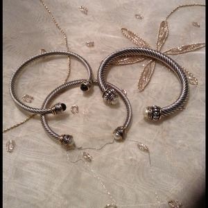 Fashion Cable Bracelets - RESERVED for Ohhmoskii