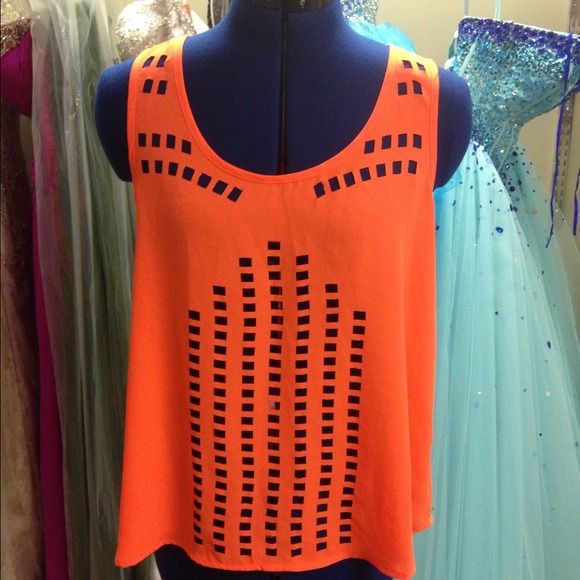 Karlie neon cutout top