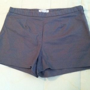 Grey high waisted shorts with pockets