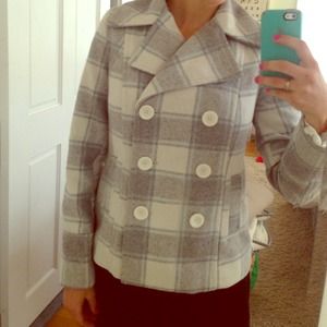 Worn once peacoat!