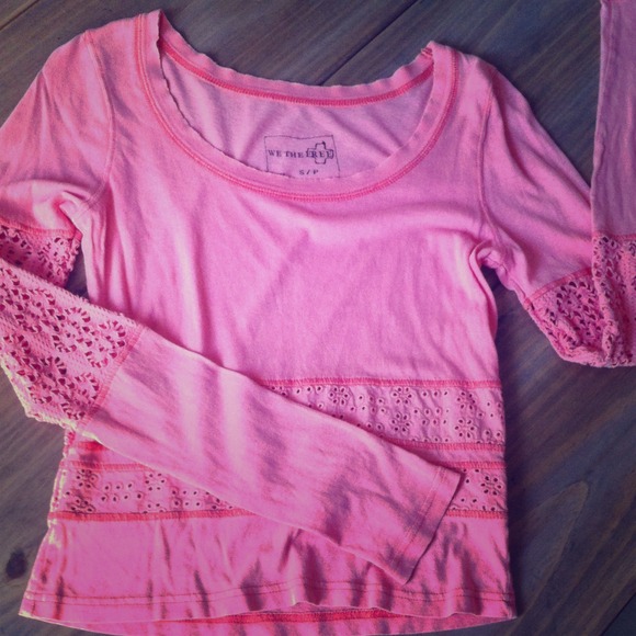 Free People Eyelet Top - Picture 1 of 4