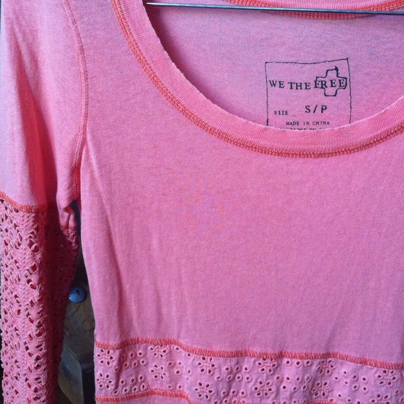 Free People Eyelet Top - Picture 2 of 4