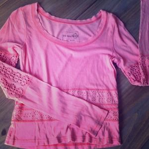 Free People Eyelet Top