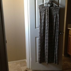 Long cheetah dress
