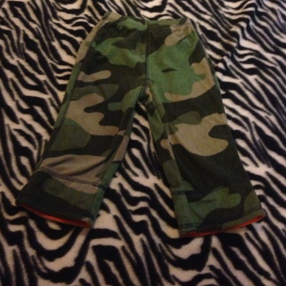 Fleece Camo Pants 6-12M