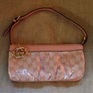 Gucci Bags - { HP๐ธ GUCCI Pouchette } Crystal Gloss AUTH Gucci Bags - { HP๐ธ GUCCI Pouchette } Crystal Gloss AUTH