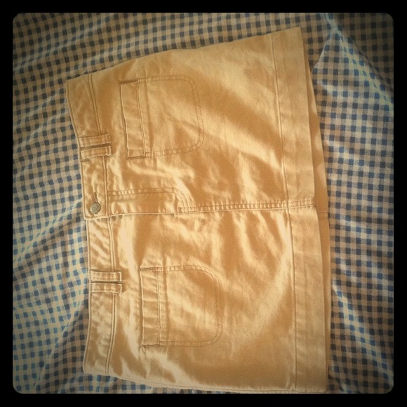 Kaki old navy ultra low waist skirt - Picture 1 of 3