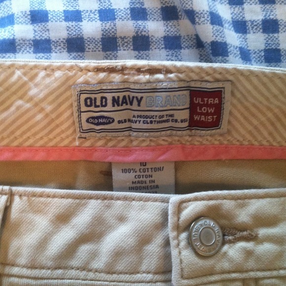 Kaki old navy ultra low waist skirt - Picture 2 of 3