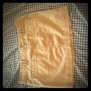 Kaki old navy ultra low waist skirt