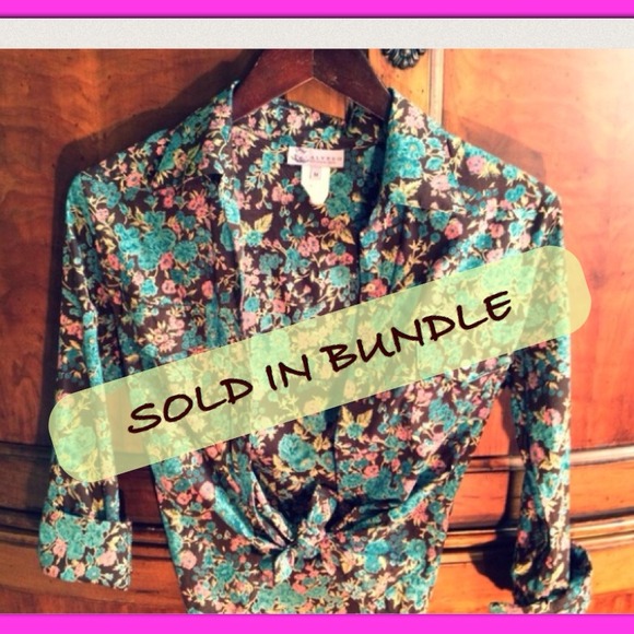 Darling floral 100% cotton  button down