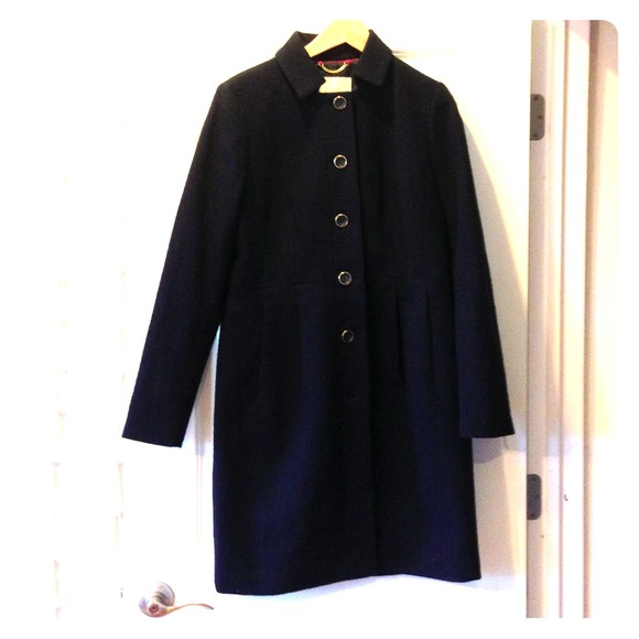 Navy Banana Republic Coat