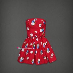Abercrombie & Fitch,Hollister Annabel Red Dress