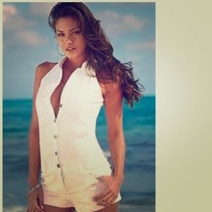 White romper/ jumpsuit