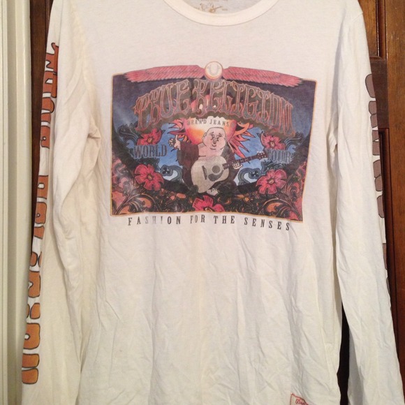 Men's Vintage True Religion Long Sleeve Shirt