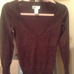Brown sweater kohls size xs