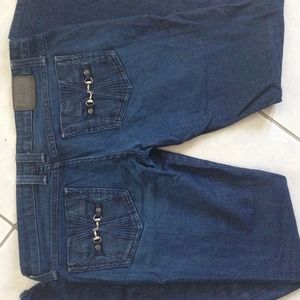 Frankie B low rise flared jeans