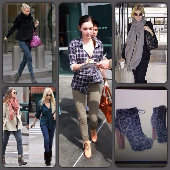 Black & Gray Leopard Booties - FALL MUST HAVE!!!!