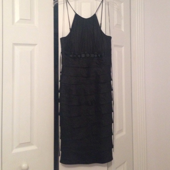 Caché Black Cocktail Dress size 4 - Picture 2 of 4
