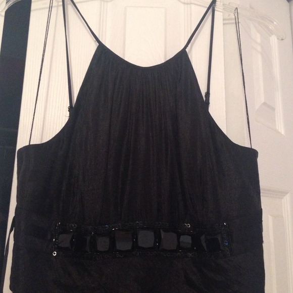Caché Black Cocktail Dress size 4 - Picture 3 of 4