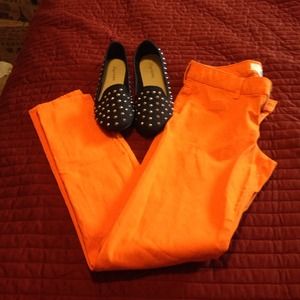 NWOT Orange jeans