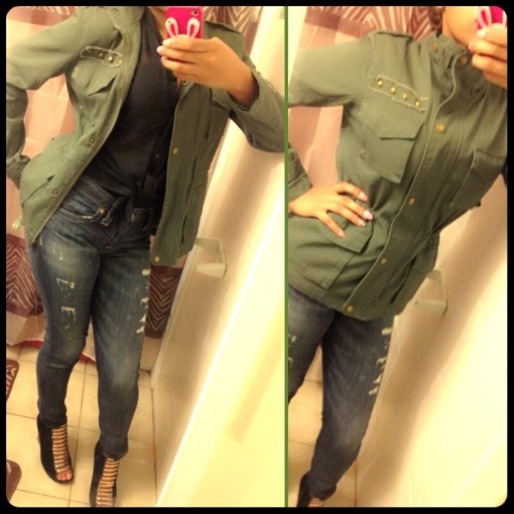 Forest Green Forever21 Jacket 💫